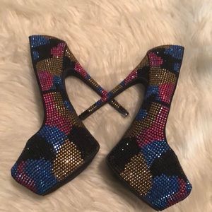 Multi Color Sparkle Steve Madden Shoes
